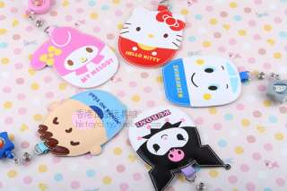 SANRIO SHINKANSEN NAME TAG W/ NECK STRAP OVAL 110115  