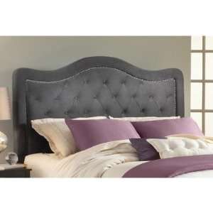  Trieste Fabric Headboard Size Queen, Fabric Pewter 