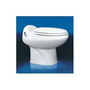 RV Aria Deluxe ll Toilet Motorhome Bathroom One Touch Low Bone Toilet 