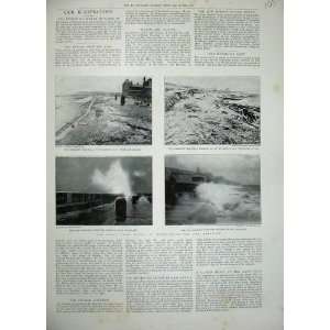  1897 Storm Weather Westgate On Sea Ramsgate Harbour