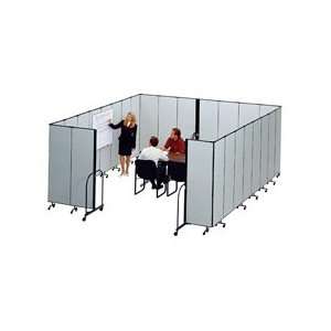   ScreenFlex Interlocking Mobile Partitions, 11 Panels, Office