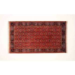 1910 Color Print Jacquard Carpet Persian Oriental Rug Geometric Design 
