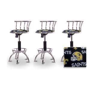 24 29 New Orleans Saints Seat Chrome Adjustable Specialty / Custom 
