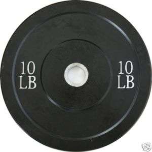 10 lb Rubber Bumper plates Olympic weights crossfit  