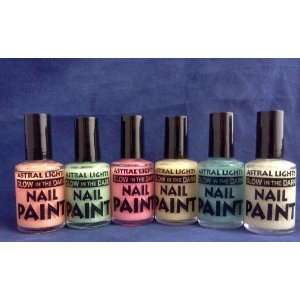  1 Bottle Glow in the Dark Nail Polish Choice of Color 