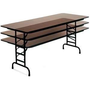  Correll Melamine Folding Tables   22ndash;32H times; 48W 