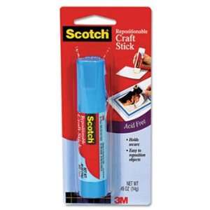  Scotch 6314   Removable Restickable Glue Stick, .49 oz 