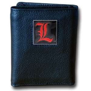com Louisville Cardinals Trifold Nylon Wallet in a Box   NCAA College 
