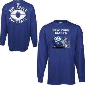  Reebok New York Giants Long Sleeve Benchmark T Shirt 