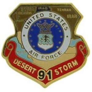 U.S. Air Force Desert Storm Map Pin 1 Arts, Crafts 