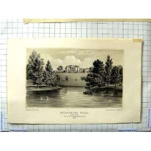    VIEW MIDDLETON HALL EDWARD ABADAM 1853 ARCHITECTURE