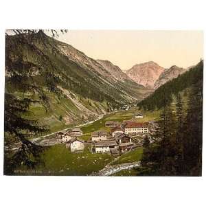   Reprint of Upper Engadine, Scarl, Grisons, Switzerland