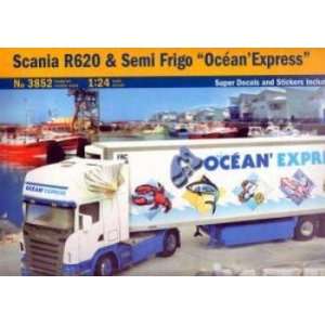  553852 1/24 Scania R620 & Semi Trailer Ocean Express Toys 