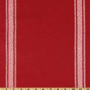  16 Wide Moda Scandinavian Woven Toweling Red Fabric By 