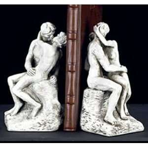  The Lovers Kiss Cold Cast Resin Pair of Bookends 7 H 