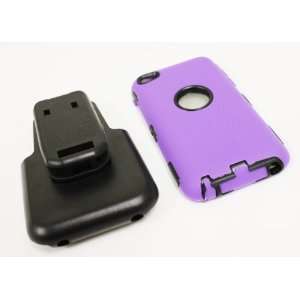  Powertag Full Protection Case Purple on Black for Ipod 