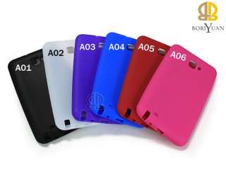 pc Soft silicone Case Skin for Samsung galaxy Note N7000 i9220 /5 