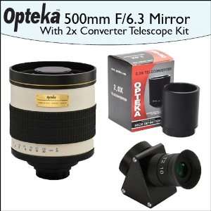  Opteka 500mm f/6.3 High Definition Telephoto Mirror Lens 
