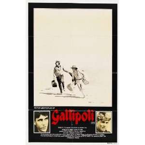 Gallipoli Poster Movie Australian 27x40 Mel Gibson Mark Lee Bill Kerr 