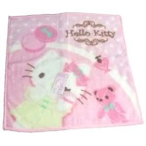  Sario Hello Kitty W/bear Blanket Pink