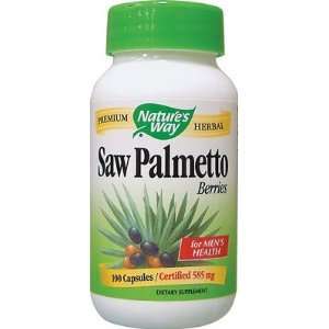  Natures Way Saw Palmetto Berries 585 mg 100 Caps Health 