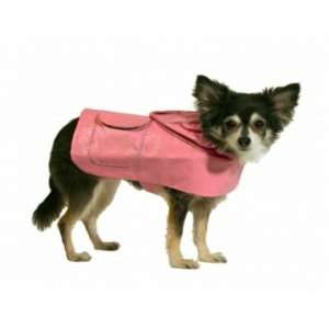 Pastel Hooded Raincoat (Pink, Size 12) 