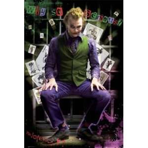  Movies Posters Batman Dark Night   Joker Jail   35.7x23.8 