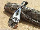 DALIS SOUTHWESTERN SILVER OVERLAY KOKOPELLI PENDANT 925 HANDMADE 