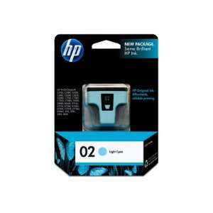  HEWLETT PACKARD HP 02 US Light Cyan Ink Cartridge Use in 