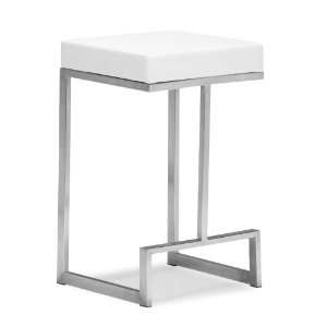  Zuo Darwen Counter Chair White (set of 2)