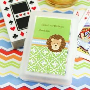 Jungle Safari Playing Cards with Personalized Labels 