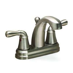  Sanibel Lavatory Faucet with Arched Spout   Brushed Nickel 