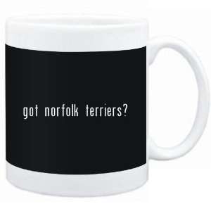    Mug Black  Got Norfolk Terriers?  Dogs
