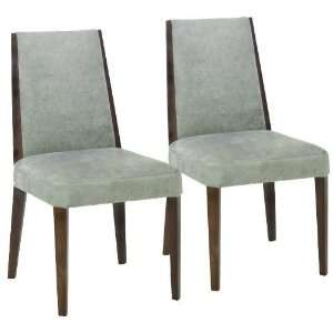  Armen Living LC3153SIWABL Neo Side Chair in Lagoon Set of 