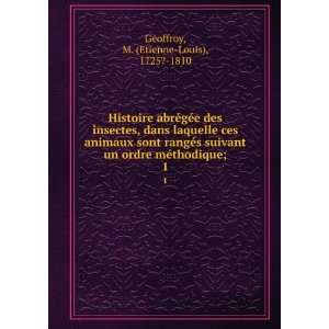   mÃ©thodique;. 1 M. (Etienne Louis), 1725? 1810 Geoffroy Books