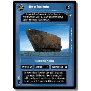   Star Wars CCG Special Edition Rare Wittins Sandcrawler Toys & Games