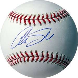  Aaron Small Autographed Baseball