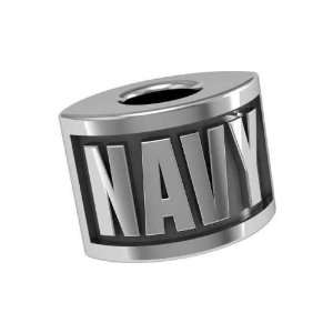 Military Armed Services Navy Bead is Made in the U.S.A. and Fits Most 