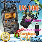 UV 100 BAOFENG UV100 Dual Band Mini S3R BNC Adaptor items in 