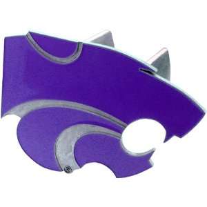  Kansas State Wildcats NCAA Pewter Trailer Hitch Cover by Half Time 