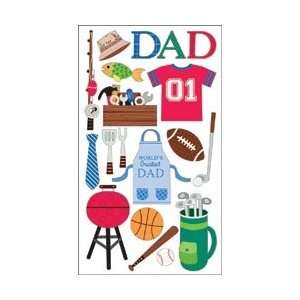   Classic Stickers Fathers Day; 6 Items/Order Arts, Crafts & Sewing