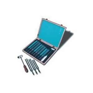  Standard Aluminum Tuning Fork Boxed Set of 8 with Mallet 