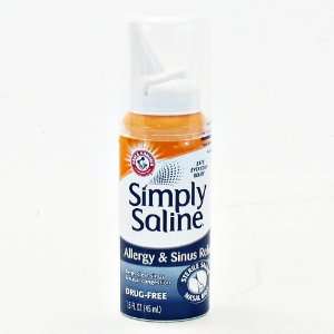  Simply Saline Allergy & Sinus Relief Nasal Spray Health 