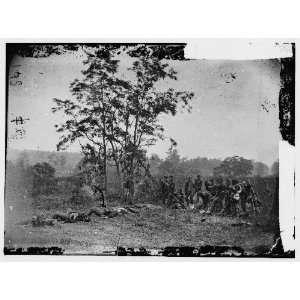   ,Maryland. Burying the dead Confederate soldiers