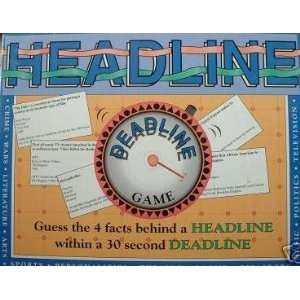  Headline Deadline Toys & Games