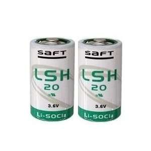  LSH20 Lithium D size 3.6V Battery (2) Pack Electronics