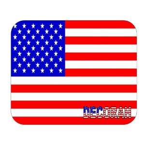  US Flag   Decorah, Iowa (IA) Mouse Pad 