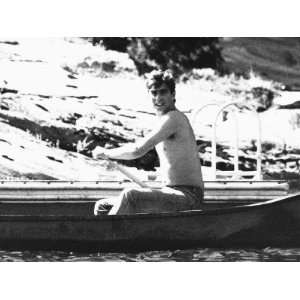  Prince Andrew Canoeing in Canada Without a Shirt August 