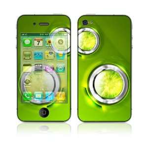 Push the Button Decorative Skin Cover Decal Sticker for Apple iPhone 4 