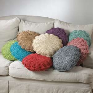  West Palm Crochet Paper Decorative Throw Pillow. 18 Inch 